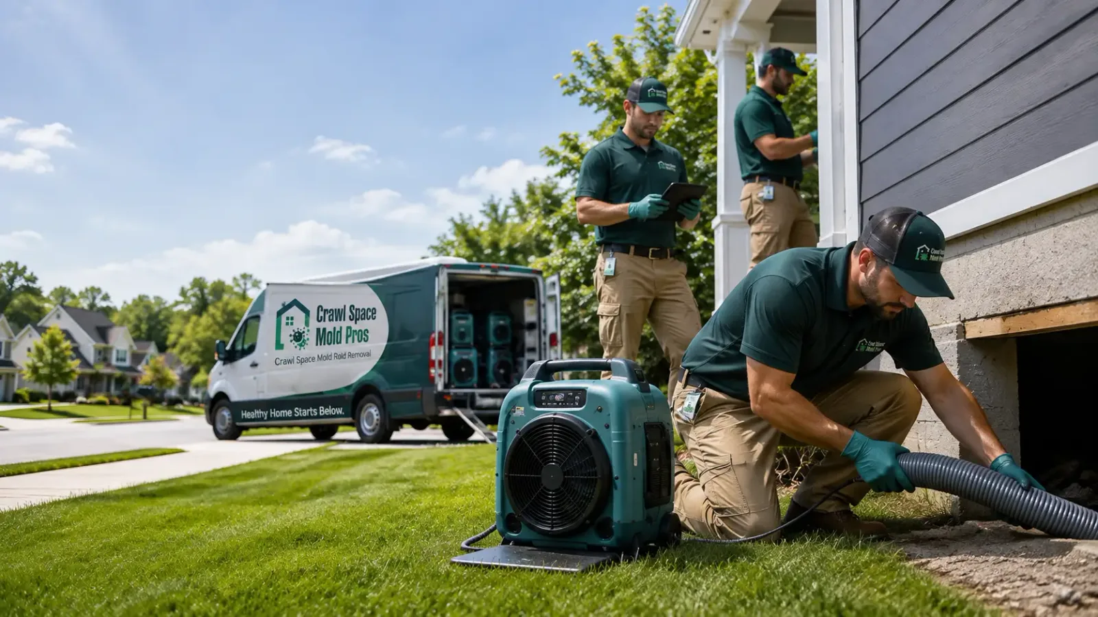 Crawl Space Mold Removal in Mason, OH